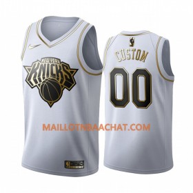 Maillot NBA New York Knicks Personnalisable Nike 2019-20 Blanc Golden Edition Swingman - Homme